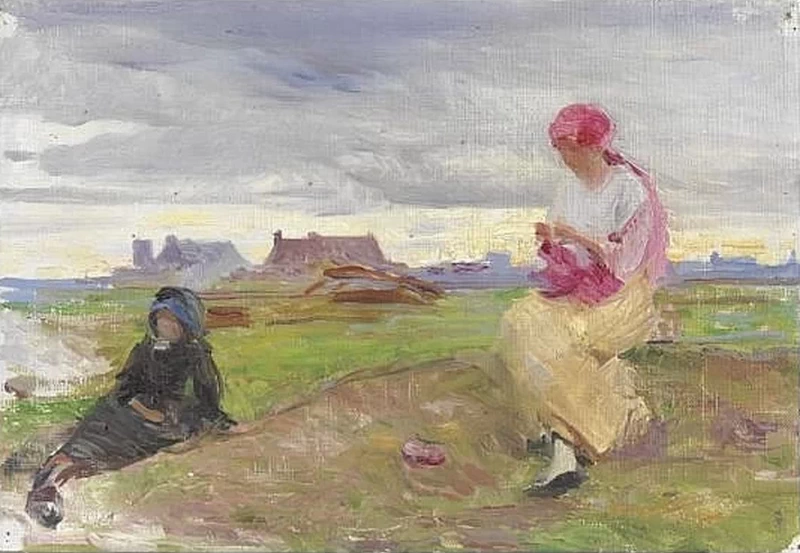 Paesaggio con figure 1